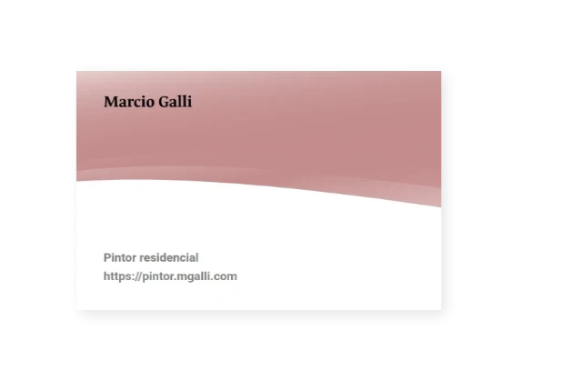 Teaser business card 3D